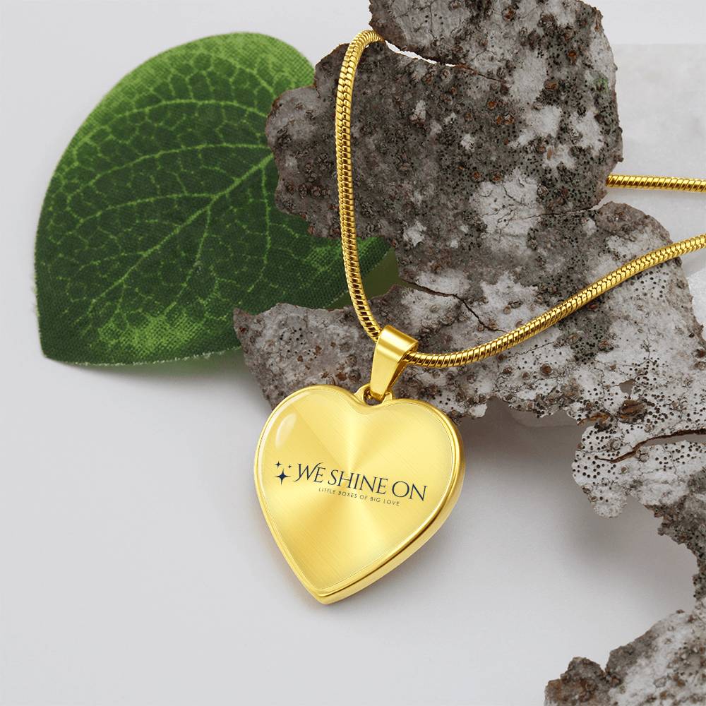 Luxury Graphic Heart Necklace