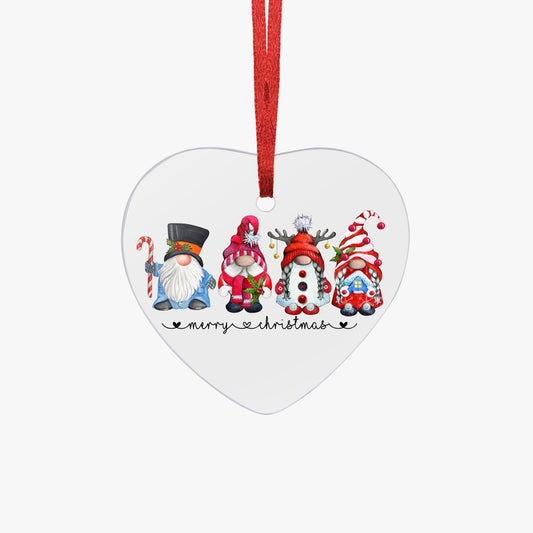 Acrylic Heart Hanging Ornament