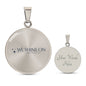 Luxury Graphic Circle Necklace
