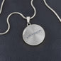 Luxury Graphic Circle Necklace