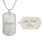Luxury Graphic Dog Tag Necklace
