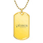 Luxury Graphic Dog Tag Necklace