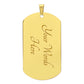 Luxury Graphic Dog Tag Necklace
