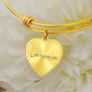 Luxury Heart Bangle