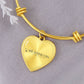 Luxury Heart Bangle