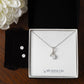 Alluring Beauty Necklace & Cubic Zirconia Earring Set