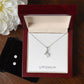 Alluring Beauty Necklace & Cubic Zirconia Earring Set