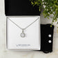 Eternal Hope Necklace & Cubic Zirconia Earring Set
