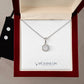Eternal Hope Necklace & Cubic Zirconia Earring Set
