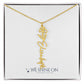 Flower Name Necklace