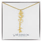 Flower Name Necklace