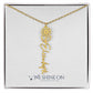 Flower Name Necklace