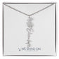Flower Name Necklace