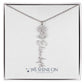 Flower Name Necklace