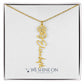 Flower Name Necklace