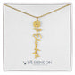 Flower Name Necklace