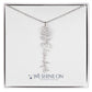 Flower Name Necklace