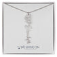 Flower Name Necklace