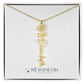 Flower Name Necklace