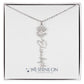 Flower Name Necklace