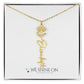 Flower Name Necklace
