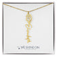 Flower Name Necklace