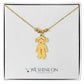 Engraved Kid Charm Necklace