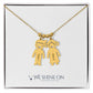 Engraved Kid Charm Necklace