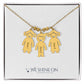 Engraved Kid Charm Necklace