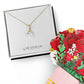 Alluring Beauty Necklace & Sweetest Devotion Bouquet