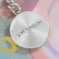 Graphic Circle Keychain