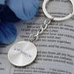 Graphic Circle Keychain