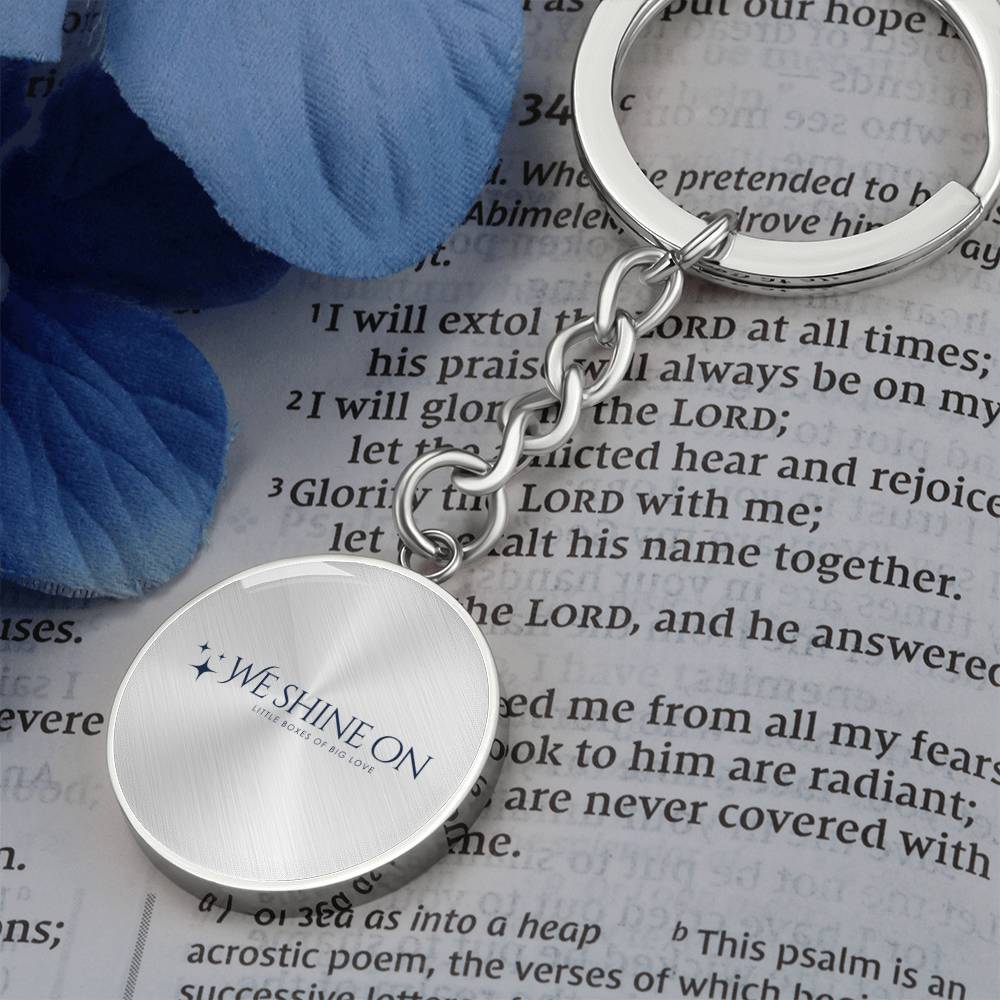 Graphic Circle Keychain