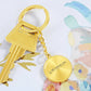 Graphic Circle Keychain