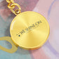 Graphic Circle Keychain