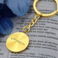 Graphic Circle Keychain