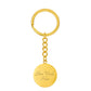 Graphic Circle Keychain