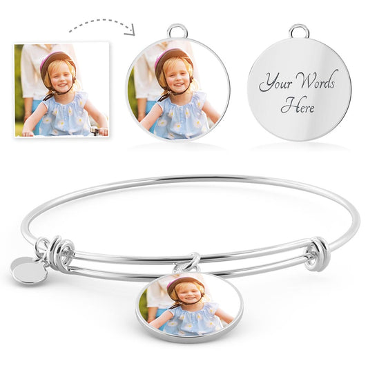 Luxury Circle Bangle with Buyer Upload